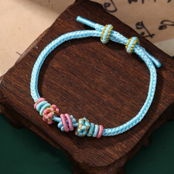 💙Blue Dimples Knot Bracelet