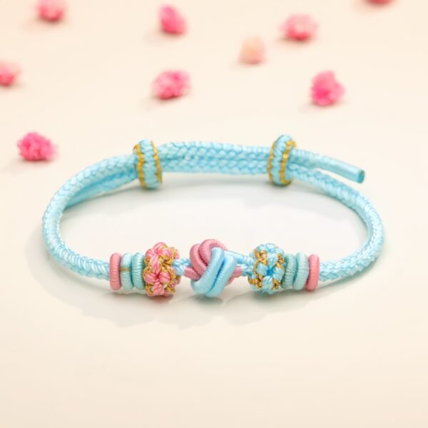 💙Blue Dimples Knot Bracelet