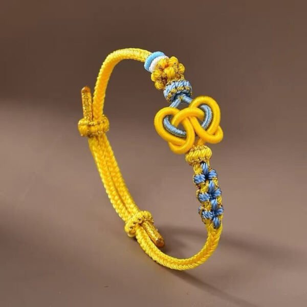 Twin Hearts Knot Bracelet — Handmade Feng Shui Love & Luck Charm Bracelet 💞