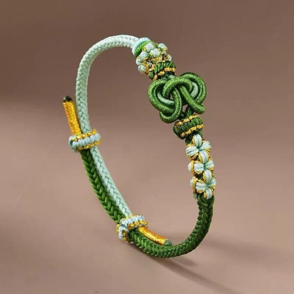 Twin Hearts Knot Bracelet — Handmade Feng Shui Love & Luck Charm Bracelet 💞