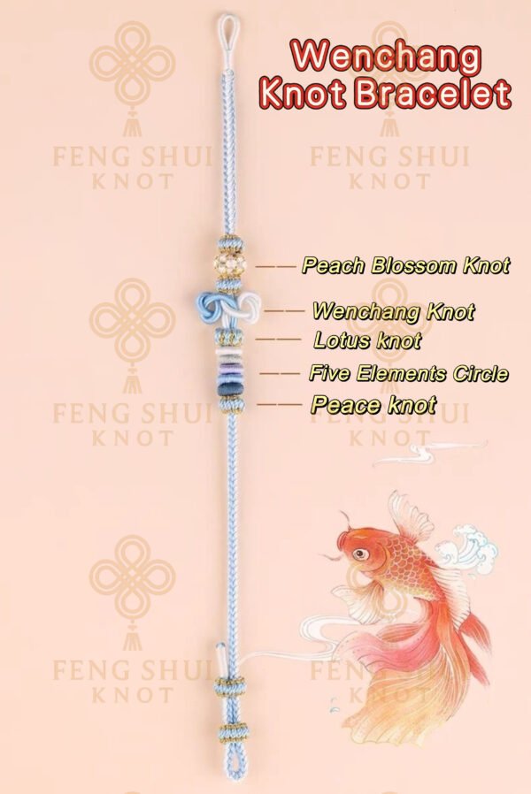 Wisdom Knot Bracelet — Handmade Feng Shui Charm for Luck, Success & Balance ✨