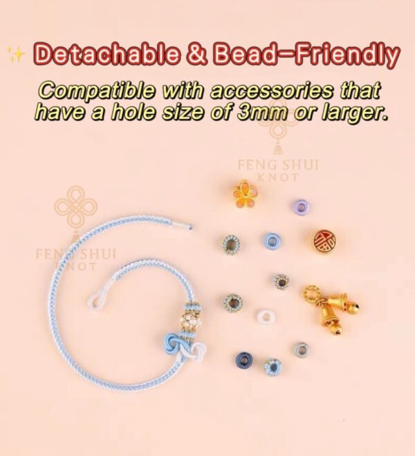 Wisdom Knot Bracelet — Handmade Feng Shui Charm for Luck, Success & Balance ✨