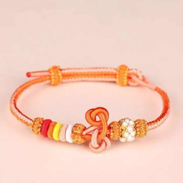 Wisdom Knot Bracelet — Handmade Feng Shui Charm for Luck, Success & Balance ✨