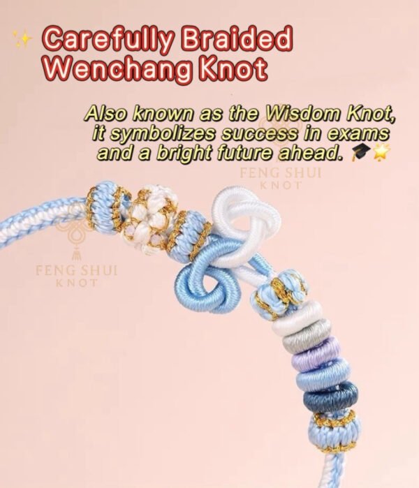 Wisdom Knot Bracelet — Handmade Feng Shui Charm for Luck, Success & Balance ✨
