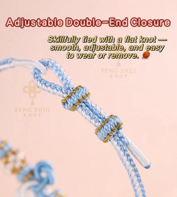 Wisdom Knot Bracelet — Handmade Feng Shui Charm for Luck, Success & Balance ✨