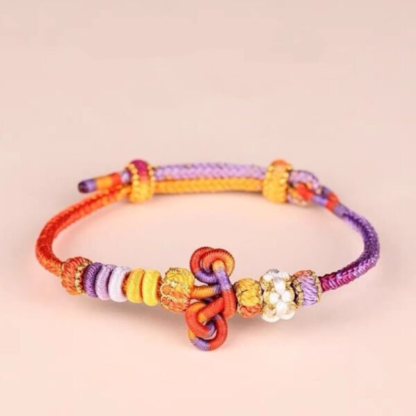 Wisdom Knot Bracelet — Handmade Feng Shui Charm for Luck, Success & Balance ✨