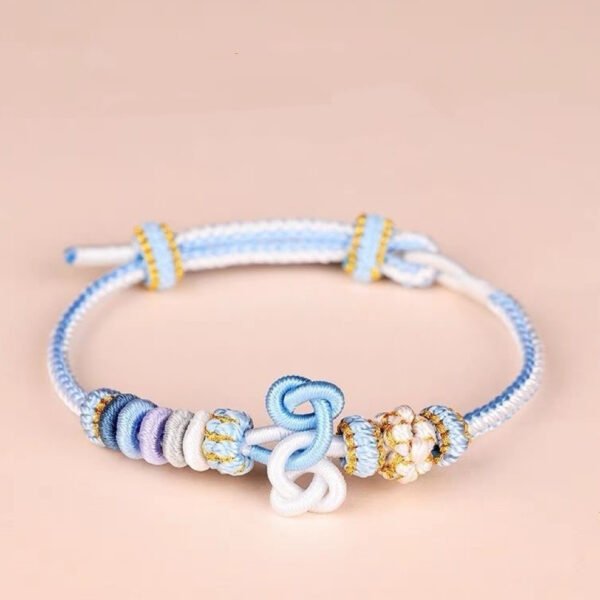 Wisdom Knot Bracelet — Handmade Feng Shui Charm for Luck, Success & Balance ✨