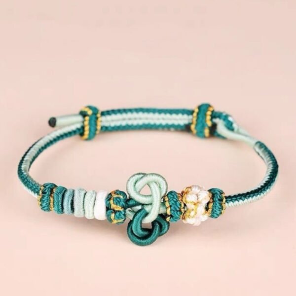 Wisdom Knot Bracelet — Handmade Feng Shui Charm for Luck, Success & Balance ✨