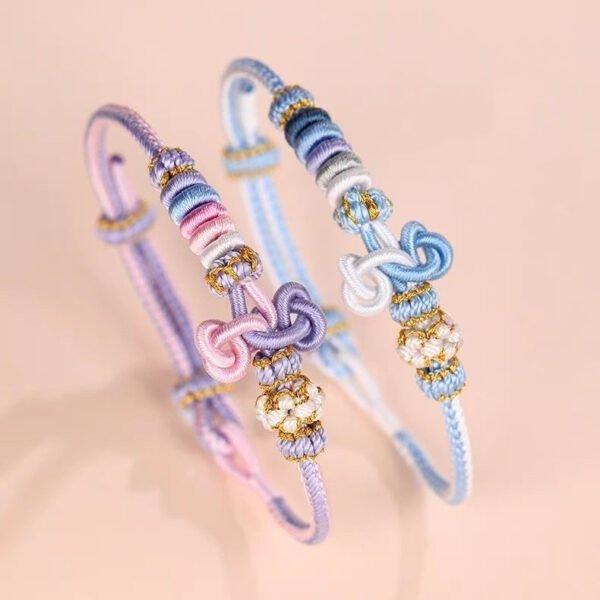 Wisdom Knot Bracelet — Handmade Feng Shui Charm for Luck, Success & Balance ✨