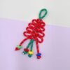 圣诞节包挂miu系5 ✨Christmas Lucky Knot Keychain – Handmade Paracord Bag Charm🎄