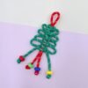 圣诞节包挂miu系6 ✨Christmas Lucky Knot Keychain – Handmade Paracord Bag Charm🎄