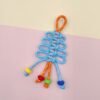 圣诞节包挂miu系7 ✨Christmas Lucky Knot Keychain – Handmade Paracord Bag Charm🎄
