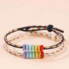 🌈 Rainbow Fortune Bracelet – Handmade Lucky Rope for Couples & Friends 💞