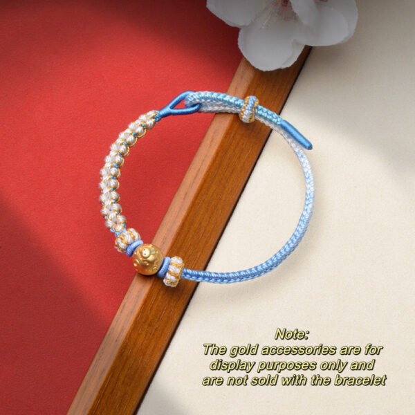 Lily of the Valley Knot Bracelet | Adjustable Handmade Feng Shui Bracelet