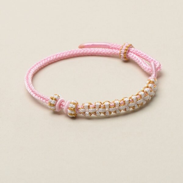 Lily of the Valley Knot Bracelet | Adjustable Handmade Feng Shui Bracelet