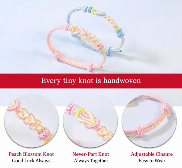 Never Apart Knot Bracelet 3 Never Apart Knot Bracelet – Couple Bracelet